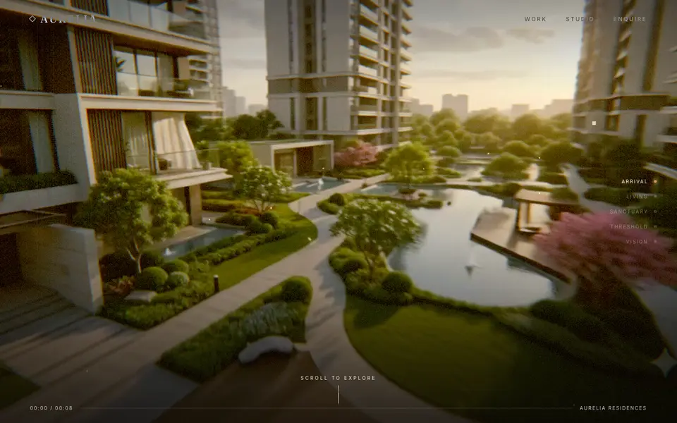 AURELIA website homepage